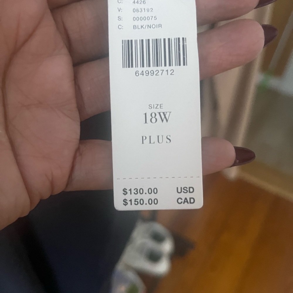 Anthropologie Distressed Black Straight Leg Jeans - Picture 2 of 7